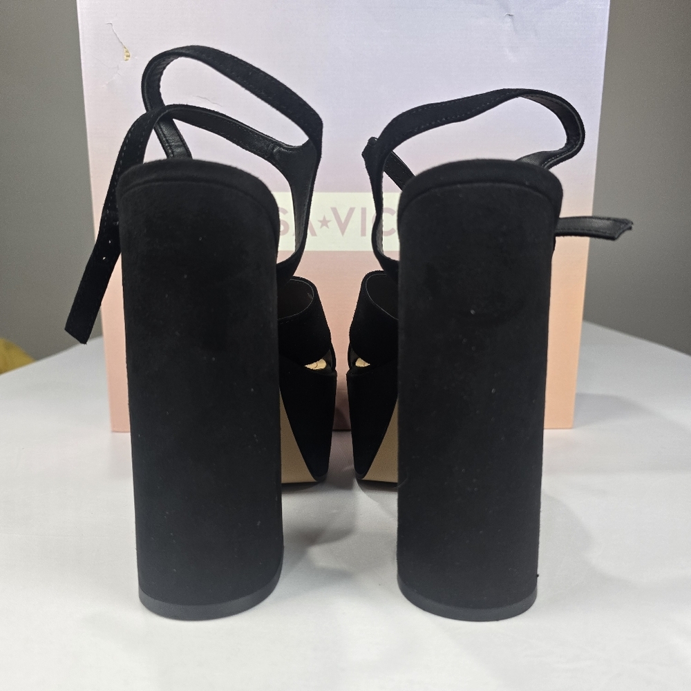 Lisa Vicky Jam Strappy Platform Sandal Block Heel Size 8‎ NEW - Picture 5 of 12